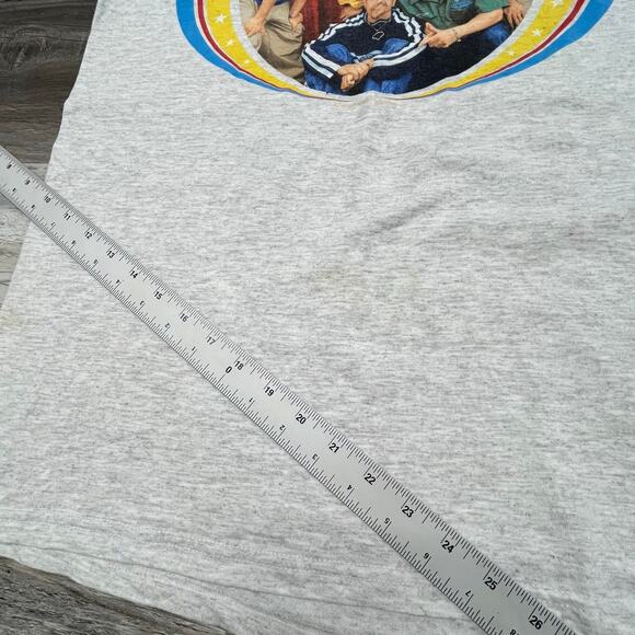 Vintage 1998 N Sync Boy Band Tultex Gray Mens M Pop Music Concert Graphic Tshirt - Picture 3 of 9